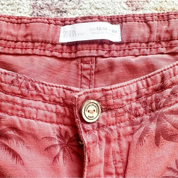 Zara Kids• boys palm tree shorts - Picture 3 of 4